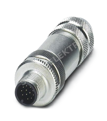 M12 12 Pin A Kodlu Metal Seyyar Erkek Konnektör LUMBERG