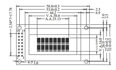 2x8 Karakter Lcd 5V 0802A Yesil Orjinal Sıfır Urun
