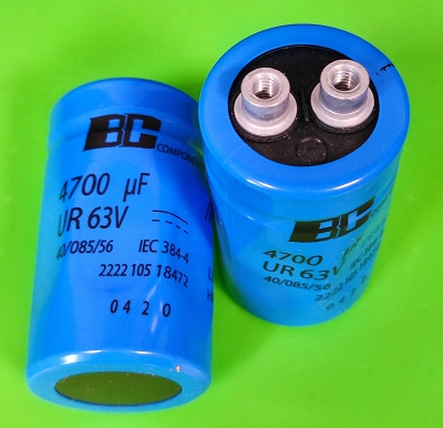 4700UF 63V VIDALI 35X60mm 2222-105-18472, Orjinal Sıfır Urun