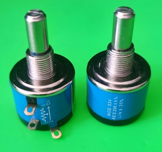 534-20K, 20K 2W 10Tur Potansiyometre, Bochen, Orjinal
