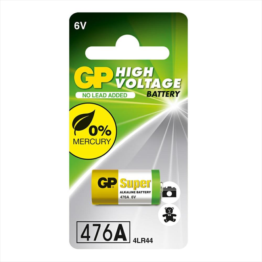 GP 476A 4LR44 6V Alkalin Pil