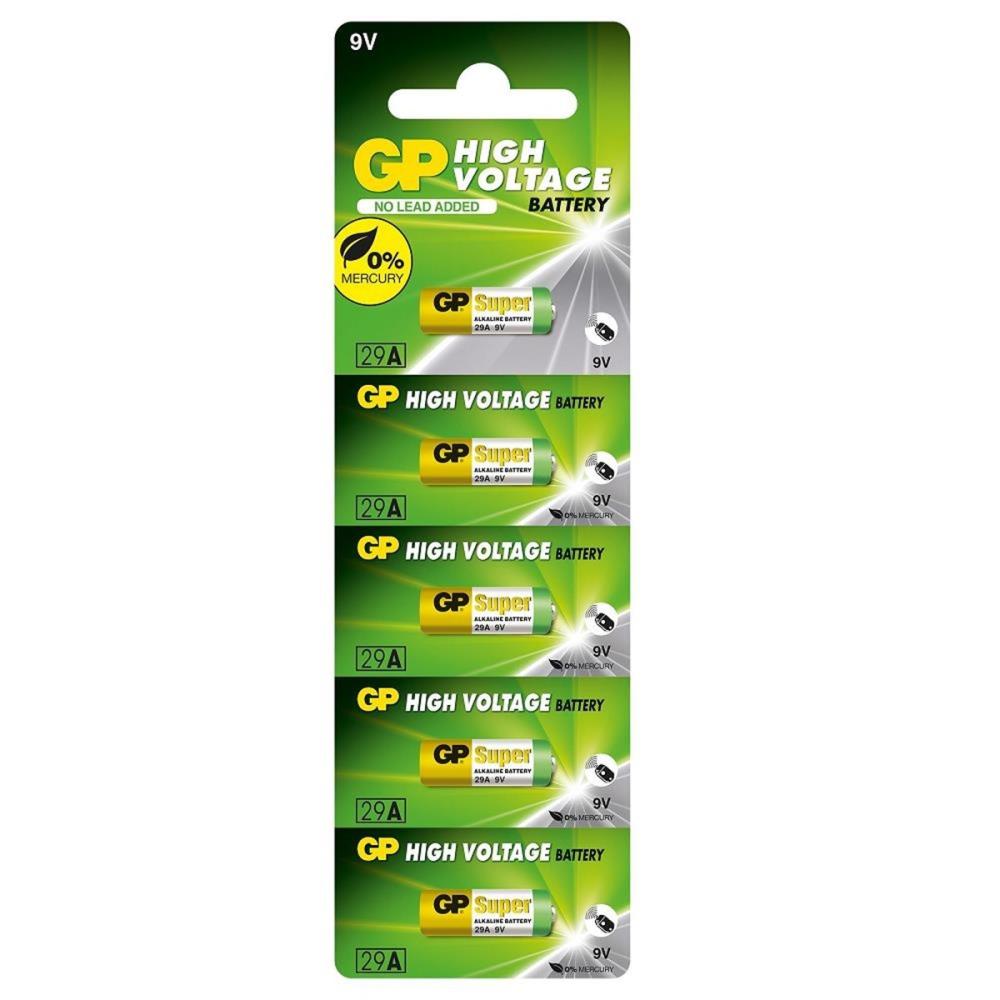 GP 29A 9V Alkalin Pil 5'li Paket