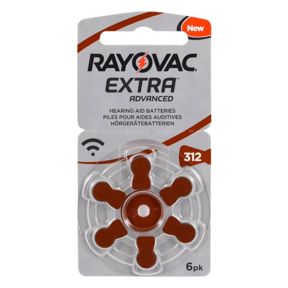 Rayovac Extra Advanced 312 Numara İşitme Cihazı Pili 6'Lı