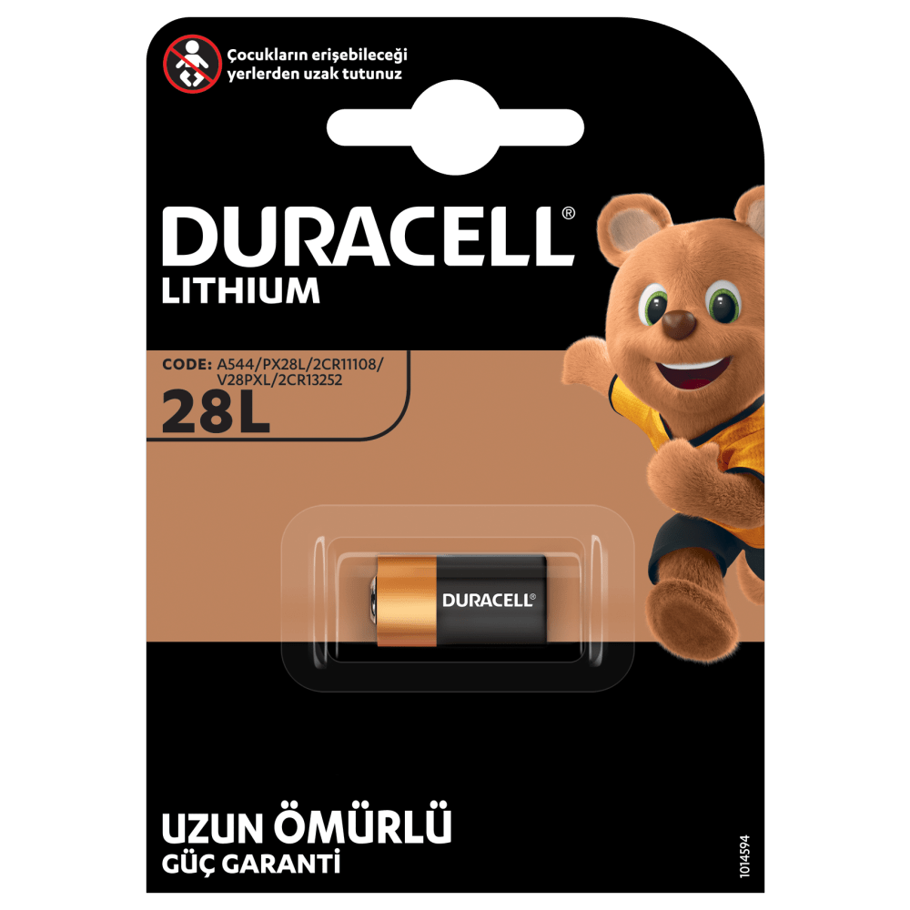 Duracell 28L / 4LR44 / 2CR-1 6V Lityum Pil