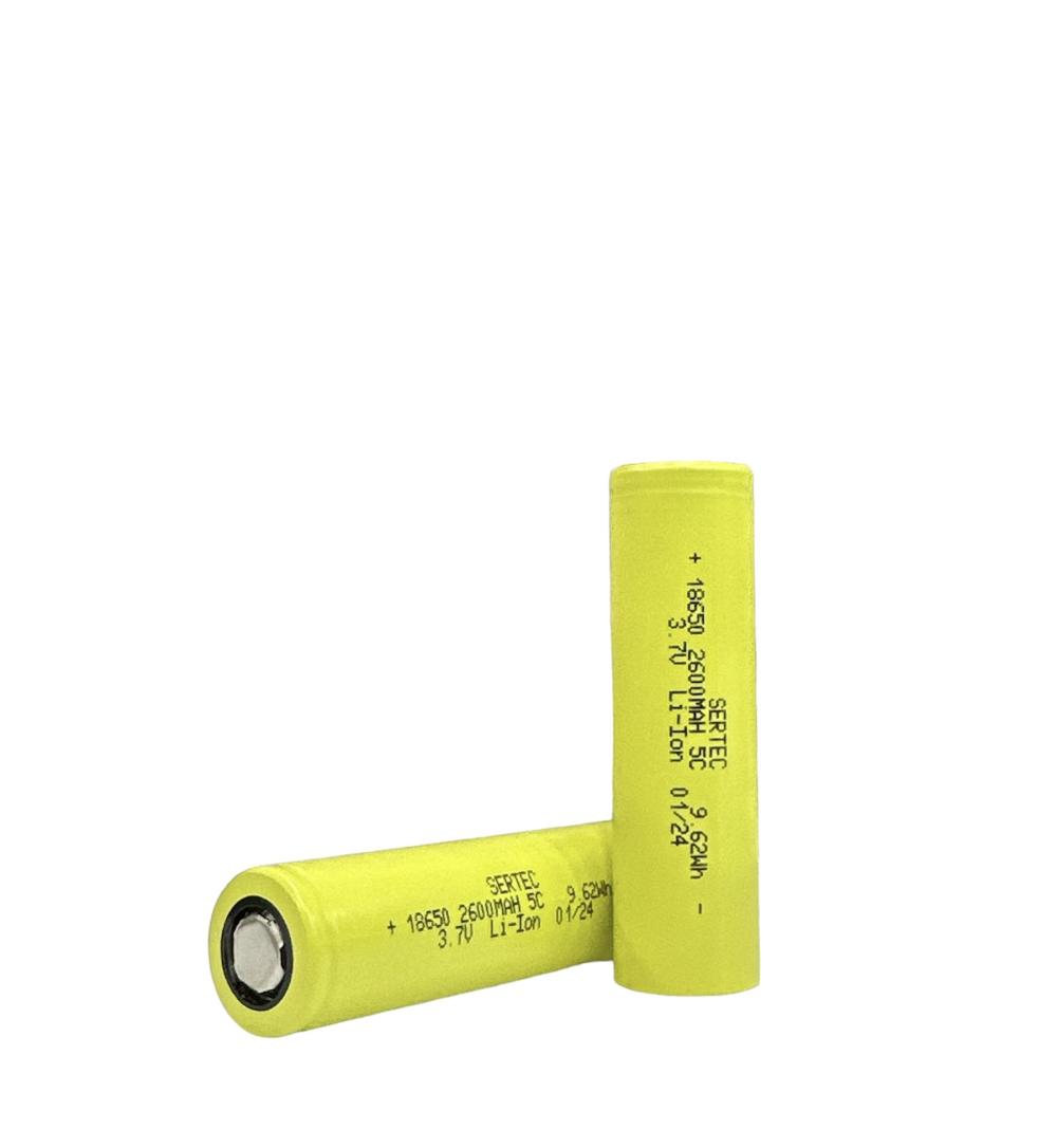 Sertec 18650 3.7V 2600 Mah 5C Li-Ion Şarjlı Pil
