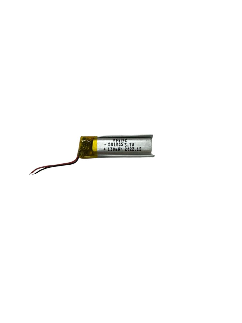 Sertec 501035 3.7V 130mAh Li-Polymer Pil (Devreli/1.5A)