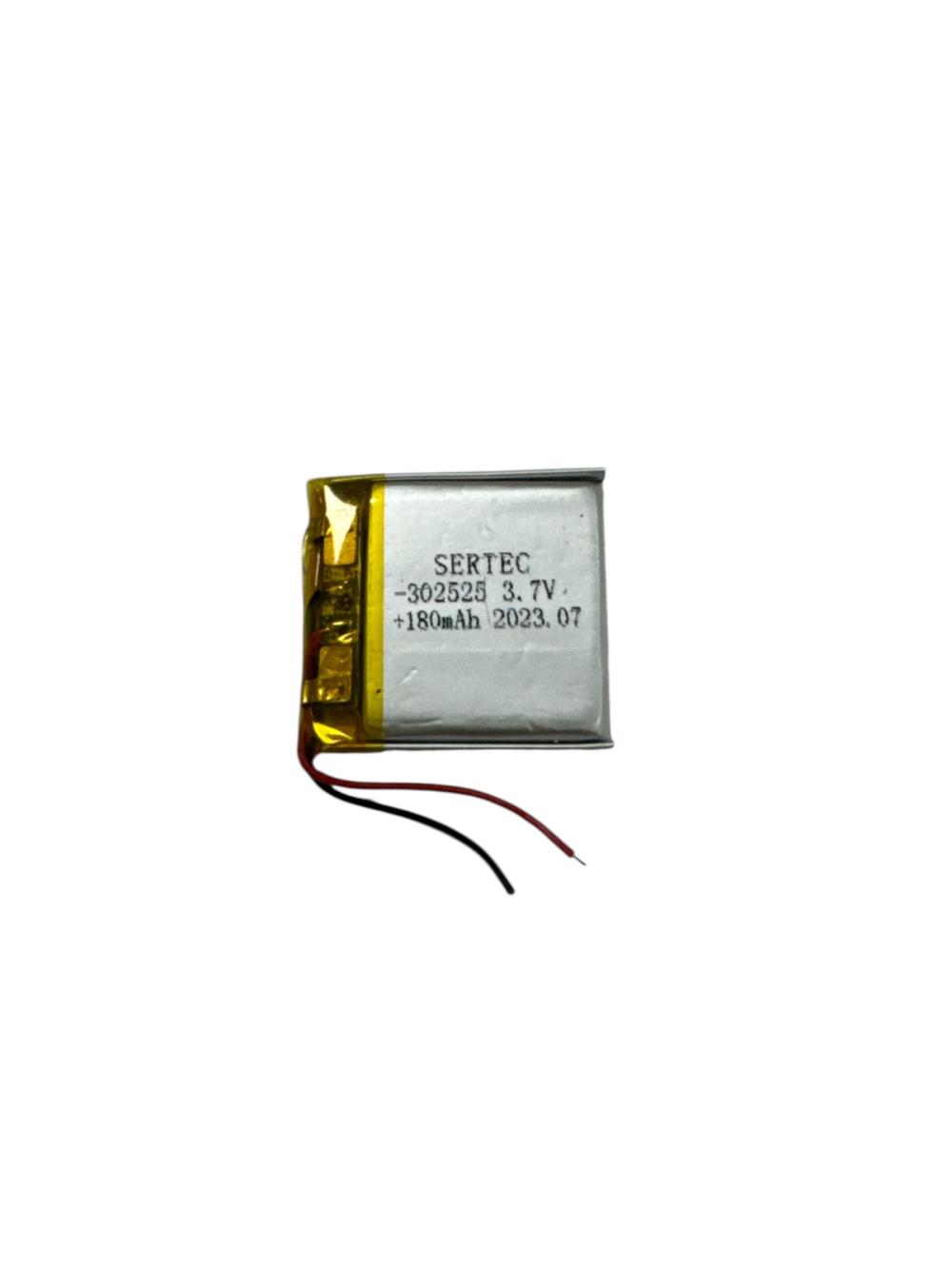 Sertec 302525 3.7V 180mAh Li-Polymer Pil (Devreli/1.5A)
