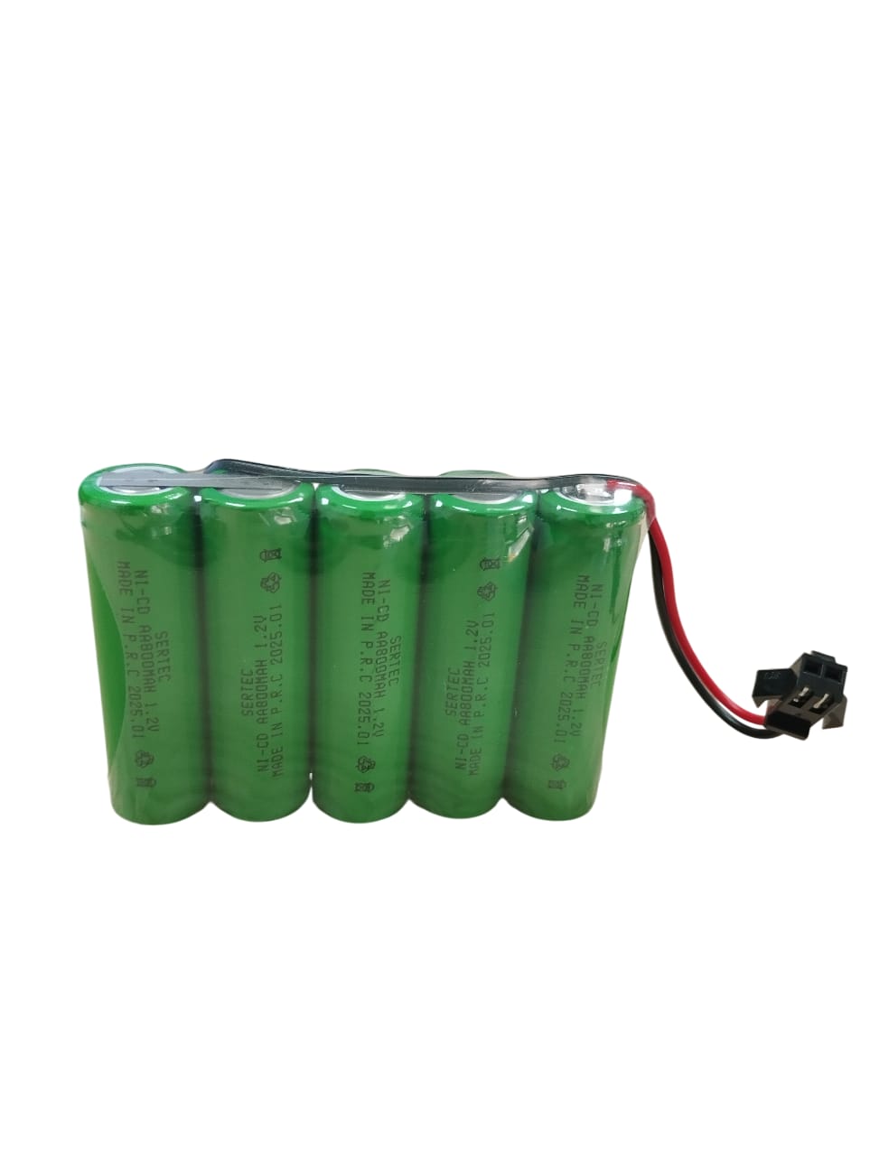 SERTEC 6V 5S1P AA 800 MAH KABLO + SİYAH KONNEKTÖRLÜ OYUNCAK PİLİ