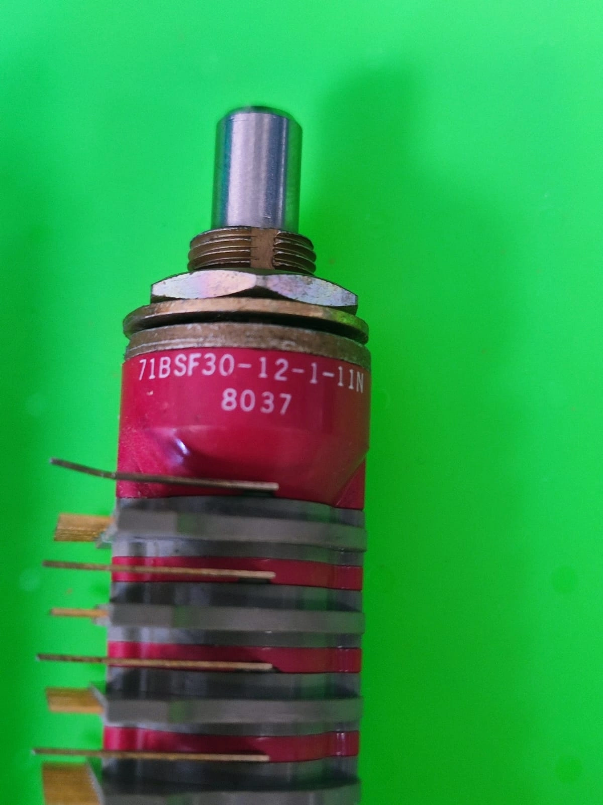 71BS30-12-1-11N ROTARY SWITCH 11POS 250MA 115V Orjinal Urun