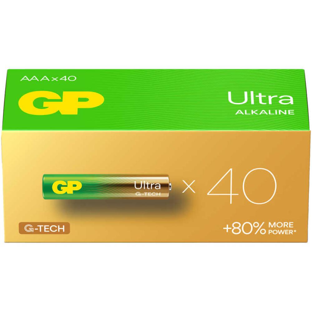 GP Ultra Alkalin AAA İnce Kalem Pil 40'lı Paket