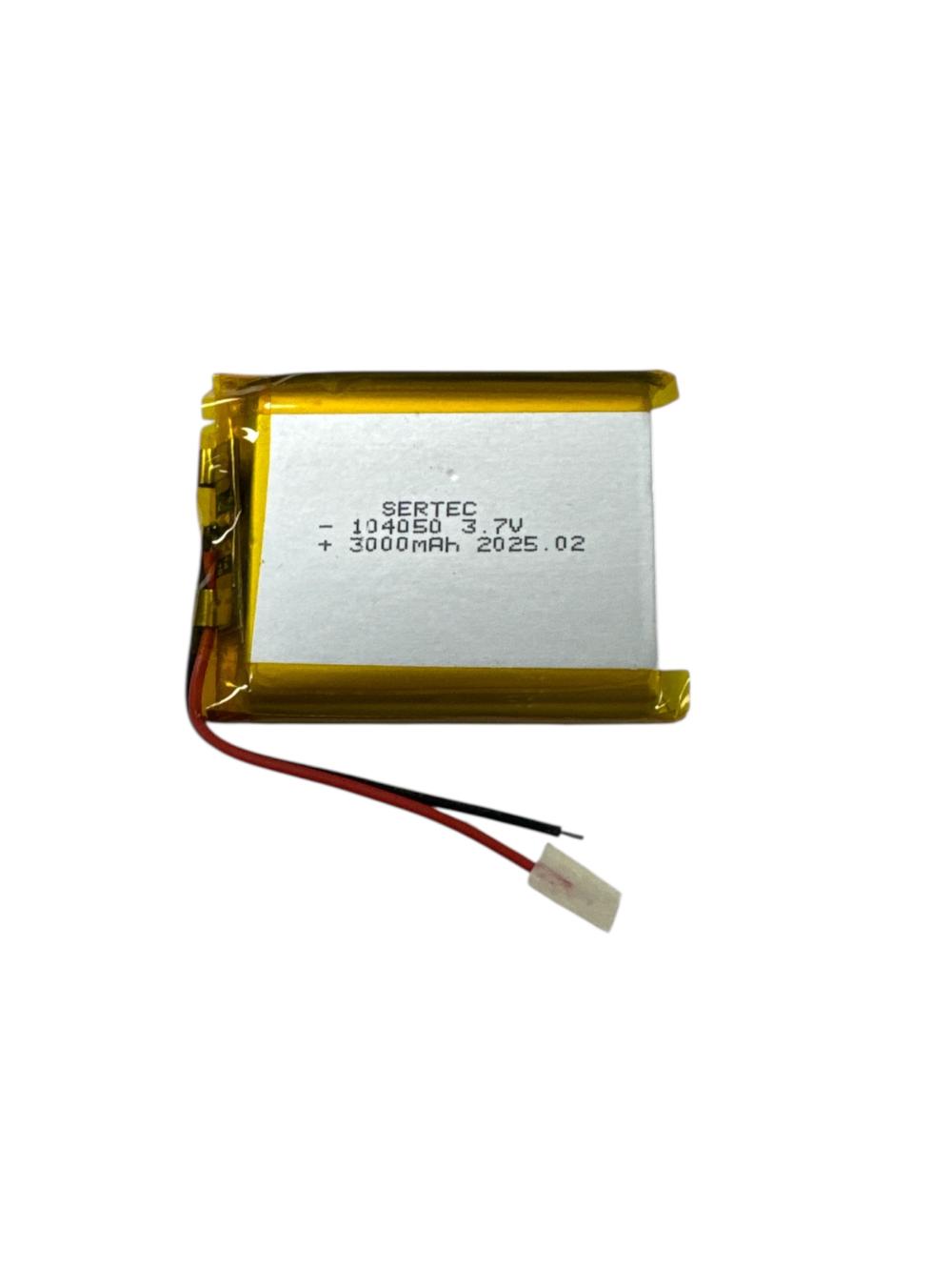 Sertec 104050 3.7V 2500mAh Li-Polymer Pil (Devreli/1.5A)