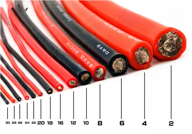 Sertec 10 AWG Silikon Kablo Siyah 1 Metre