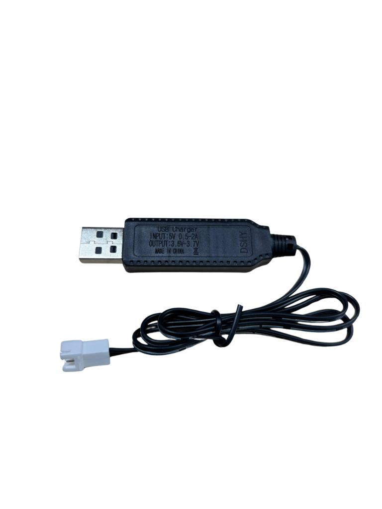 Sertec 3.7V Li-ion SM-2P Soket Oyuncak Bataryası USB Şarj Kablosu