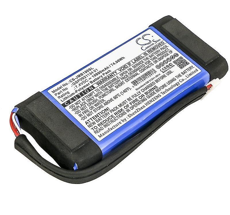 Sertec JBL Boombox uyumlu 7.4V 10.000 mah Soketli Batarya