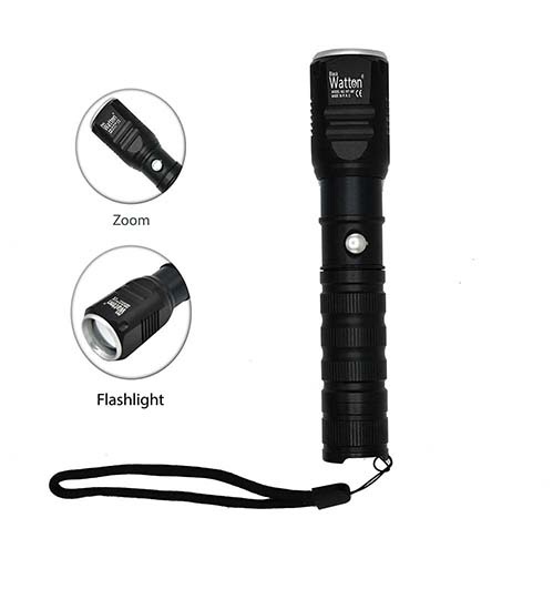 Watton / Wt-087 - Şarjlı Pilli Zoomlu EL Feneri
