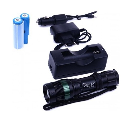 Watton / Wt-037 - Orjinal 500 Lümen Şarjlı Zoomlu Acil Durum Feneri