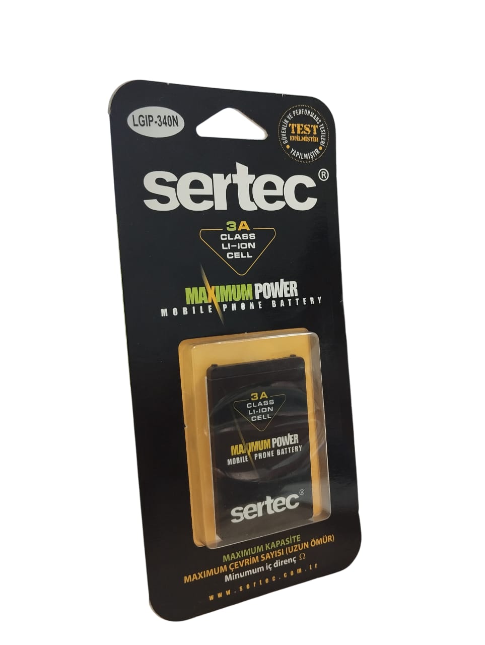 SERTEC - LG-KF900 / LGIP-340N Uyumlu Batarya