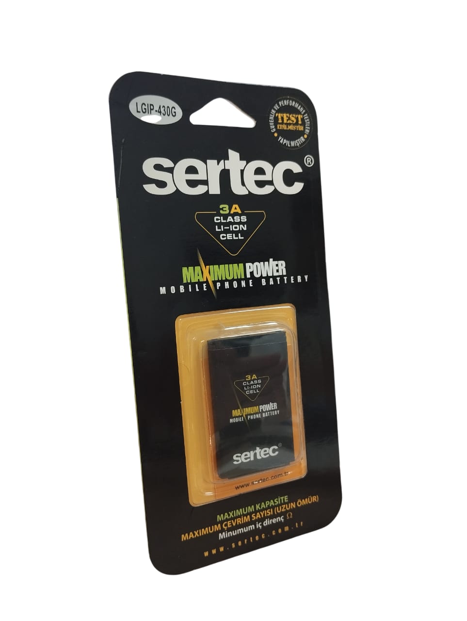 SERTEC - LG CF360 / LGIP-430G Uyumlu Batarya