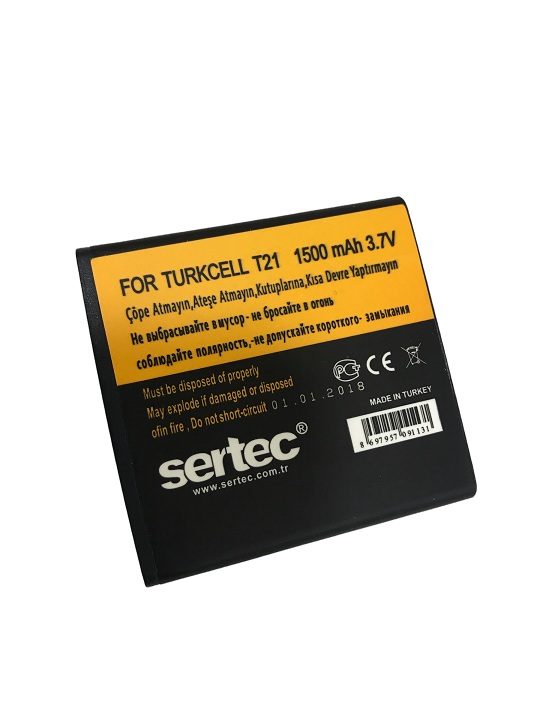 SERTEC - Turkcell T-21 Uyumlu Batarya