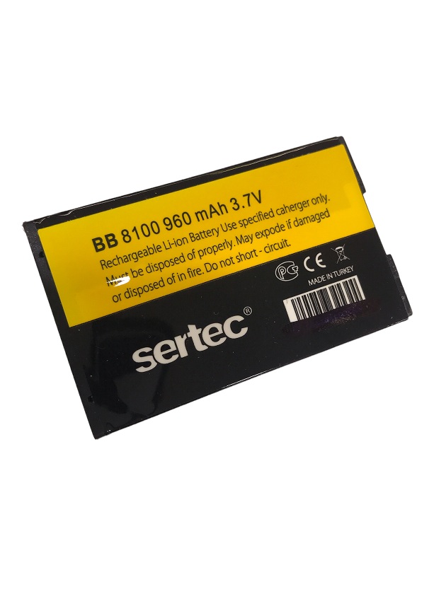 SERTEC - BlackBerry 8100 Uyumlu Batarya