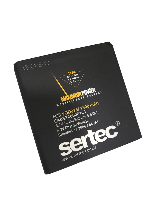 SERTEC%20-%20VODAFONE%20-%20VOD-975%20/%20CAB32A00001C1%20Uyumlu%20Batarya