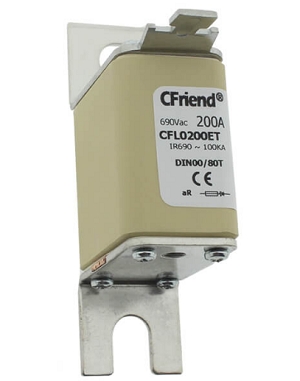 CFL0200ET, 200A 660V, DIN00, NH00, TABANA MONTAJ SIGORTA