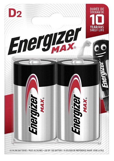Energizer Alkalin Max  D Pil 2'li Paket