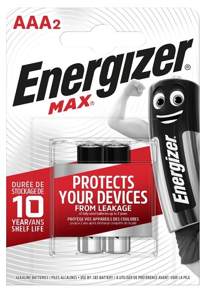 Energizer Alkalin Max AAA Kalem Pil 2'li Paket