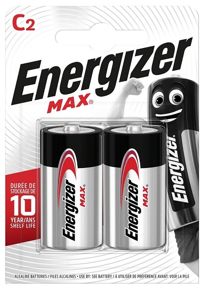 Energizer Alkalin Max C Orta Boy Pil 2'li Paket