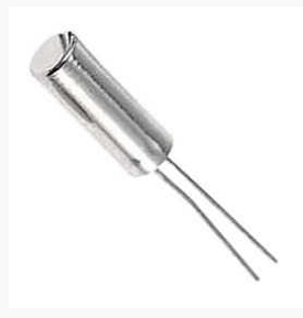 32.768KHz 12.5pF 20PPM THT R26-32.768-12.5-EXT SAAT KRISTALI SILINDIR