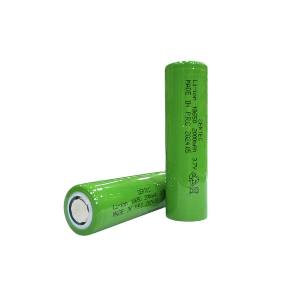 Sertec 18650 3.7V 2000 Mah 1C Li-Ion Şarjlı Pil
