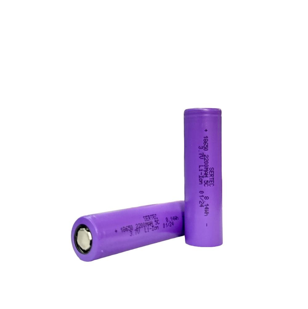 Sertec 18650 3.7V 2200 Mah 5C Li-Ion Şarjlı Pil