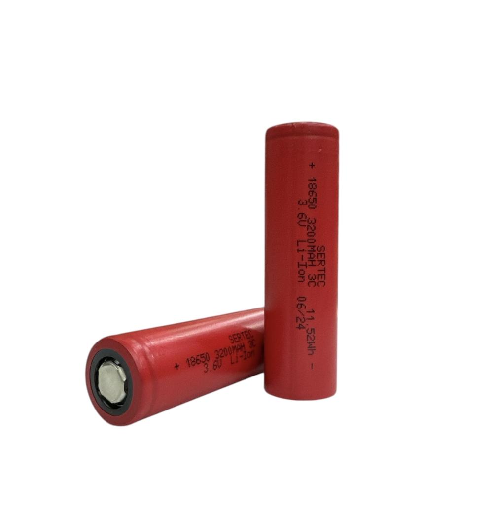 Sertec 18650 3.7V 3200 Mah 3C Li-Ion Şarjlı Pil