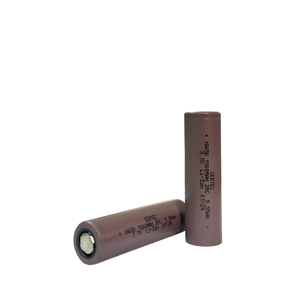 Sertec 18650 3.7V 1500 Mah 20C Li-ion Şarjlı Pil