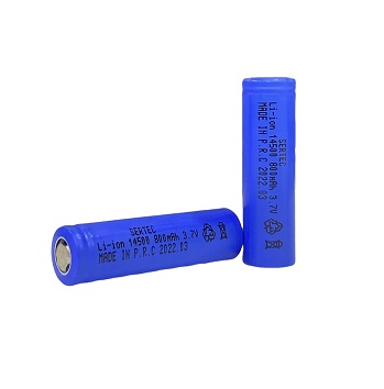 Sertec 3.7V Li-ion 14500 AA - 800 mAh 3C Şarjlı Pil