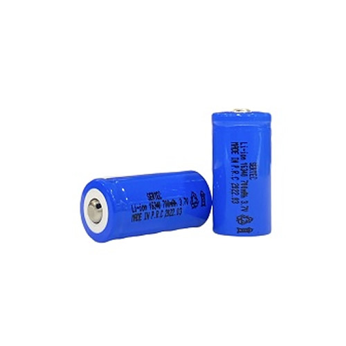 Sertec 3.7V Li-ion 16340 - 700 mAh. 1C Şarjlı Pil