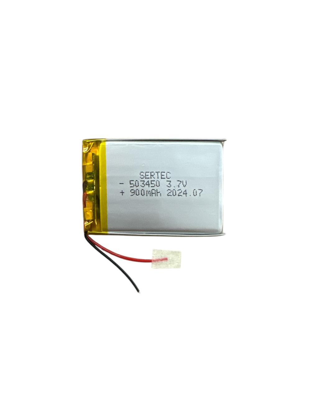 Sertec 503450 3.7V 1000 MAh Li-Polymer Pil (Devreli/1.5A)