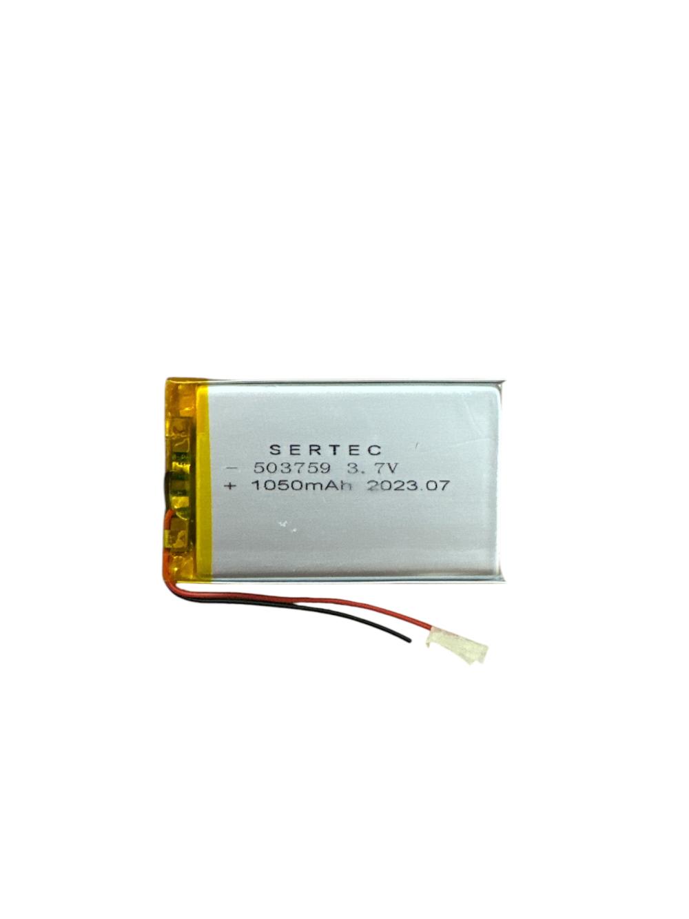 Sertec 503759 3.7V 1200 MAh Li-Polymer Pil (Devreli/1.5A)