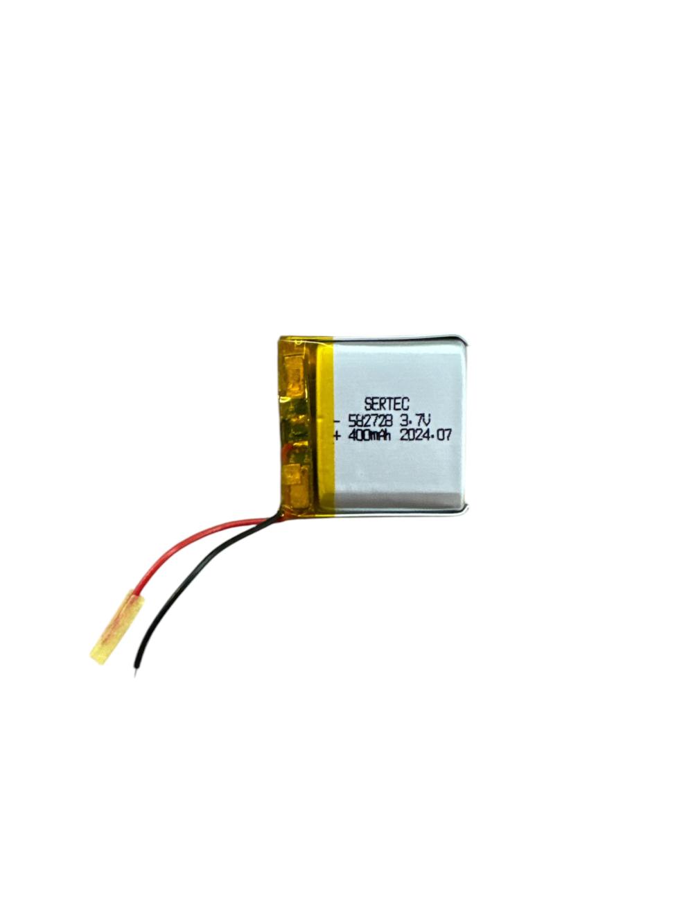 Sertec 582728 3.7V 400 MAh Li-Polymer Pil (Devreli/1.5A)