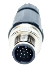 M12 17 Pin Seyyar Erkek Konnektör