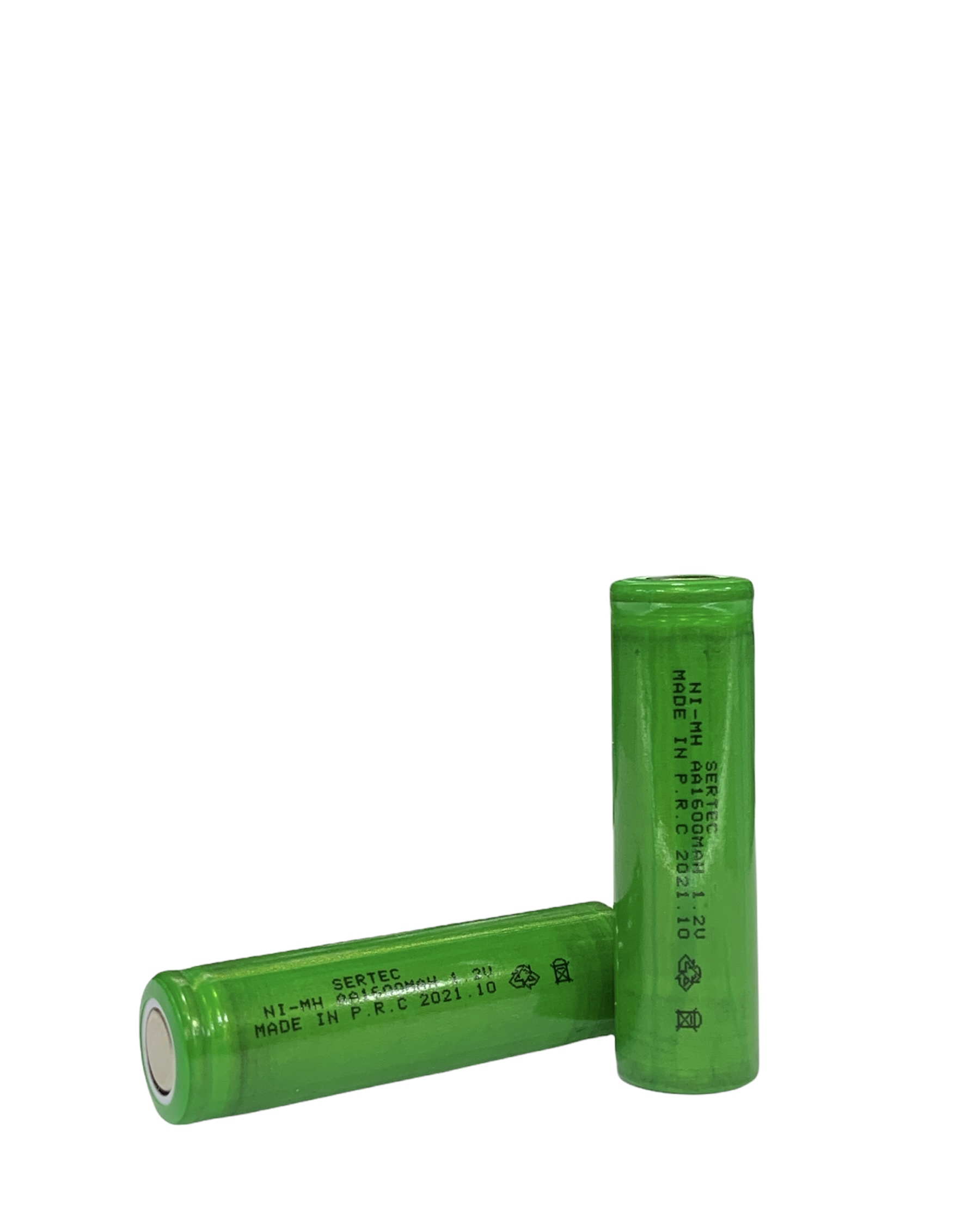 Sertec - 1.2V 1600 Mah - AA - Ni-MH Şarjlı Pil - (Başsız / Flat Head)