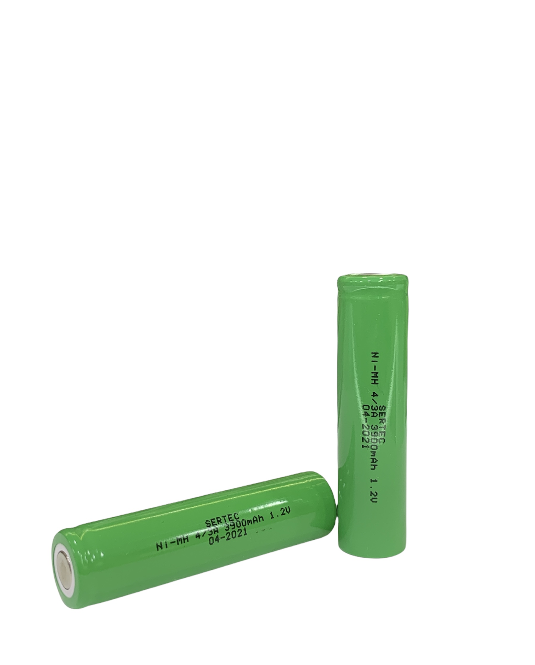 Sertec - 1.2V 3800 Mah - 4/3A - Ni-MH Şarjlı Pil - (Başsız / Flat Head)