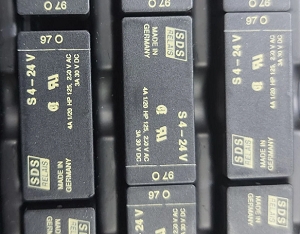 SDS Relais, S4-24V, S4-DC24, Role 12-Pin, 4A 24VDC, 4-Form-A