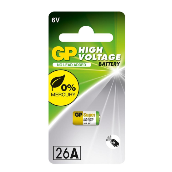 GP 26A 6V Alkalin Pil