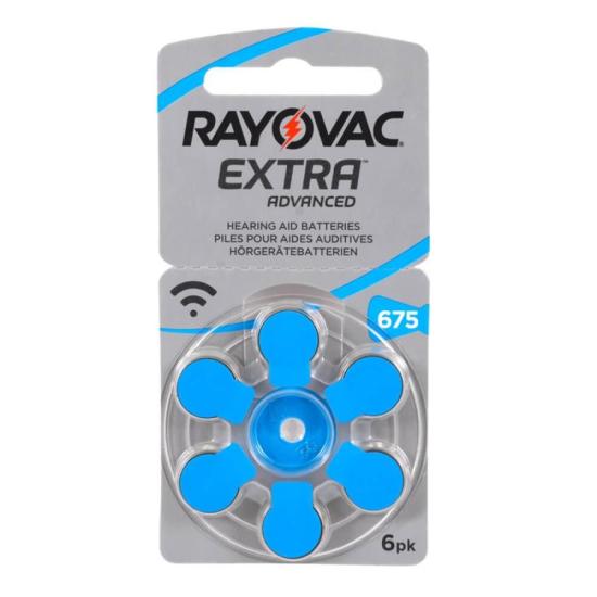 Rayovac Extra Advanced 675 Numara İşitme Cihazı Pili 6'Lı