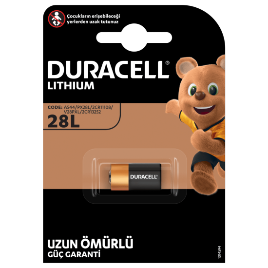 Duracell 28L / 4LR44 / 2CR-1 6V Lityum Pil