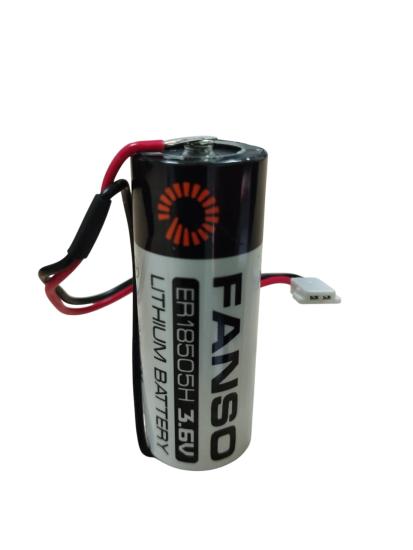 FANSO ER18505H Kablolu Konnektörlü (51005-2P) 3.6V Lithium Pil (Li-SOCL2)