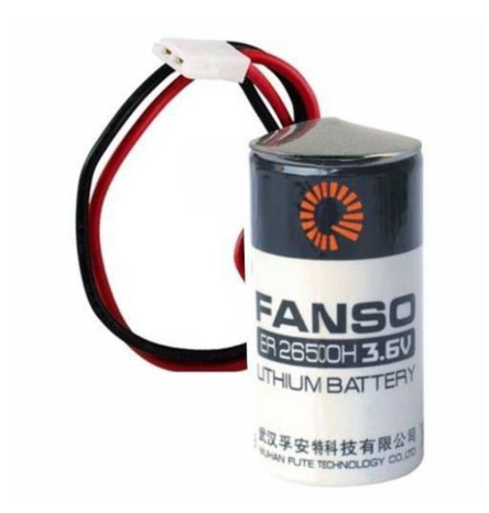 FANSO ER26500H Kablolu Konnektörlü (51005-2P) 3.6V Lithium Pil (Li-SOCL2)