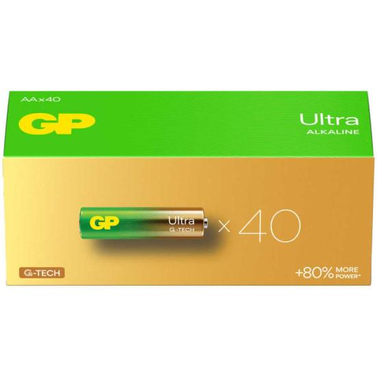 GP Ultra Alkalin AA Kalem Pil 40'lı Paket