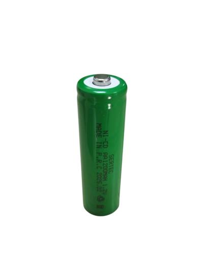 Sertec - 1.2V 1200 Mah - AA - Ni-Cd Şarjlı Pil - (Başlı)